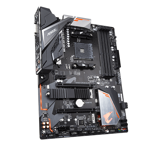 AORUS B450 ELITE AMD Ryzen Socket AM4 Motherboard - Image 3
