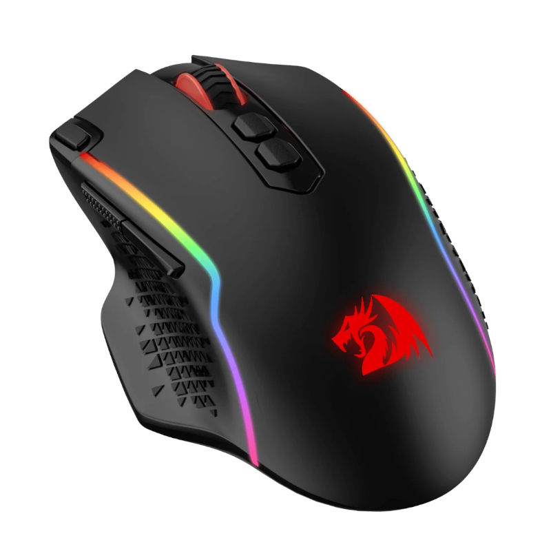 REDRAGON Taipan Pro 10000DPI RGB Wireless Gaming Mouse Black Chaos 