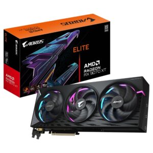 Gigabyte Radeon RX 9070 XT AORUS ELITE 16GB GDDR6 Desktop Graphics Card