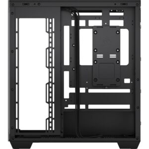 3500X Tempered Glass Black Mid-Tower PC Case; 2x 3.5'' | 2x 2.5'' Drive Bays; Up to 360mm Radiator compatible