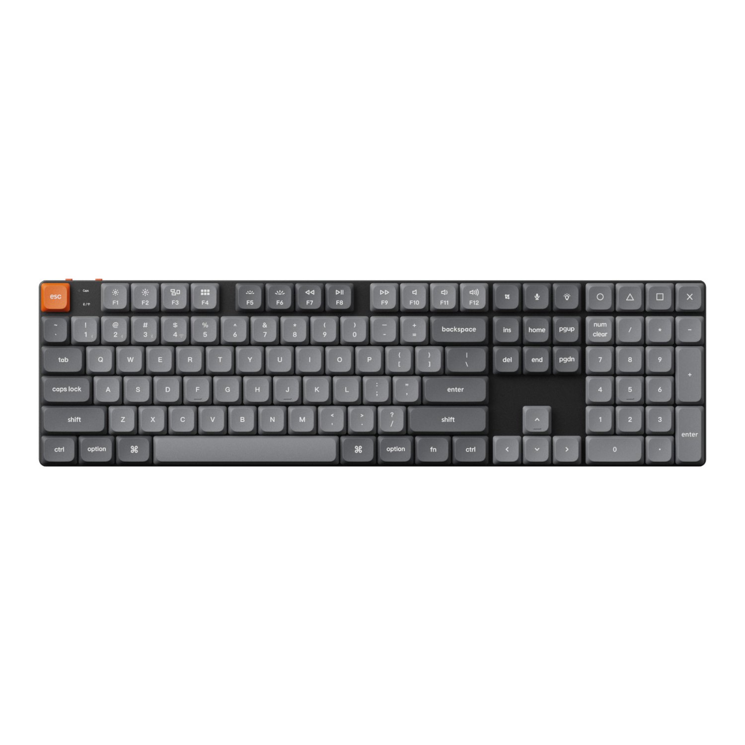 Keychron K5 Max QMK/VIA Full-sized Wireless Custom Mechanical Keyboard | BROWN Switches - Image 2