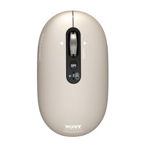Port Connect PURE MAC Rechargeable Wireless and Bluetooth Mouse - Pearl