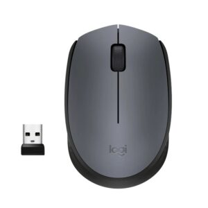 Logitech M170 Wireless Mouse 2.4GHz USB Receiver – Grey