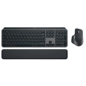 920-011614- Logitech MX Keys S Perfomance Combo: MX Master 3S; MX Keys S & MX Palm Rest- GRAPHITE
