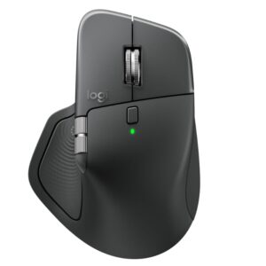 Logitech MX Master 4; Wireless - USB-C Bolt receiver - Graphite.