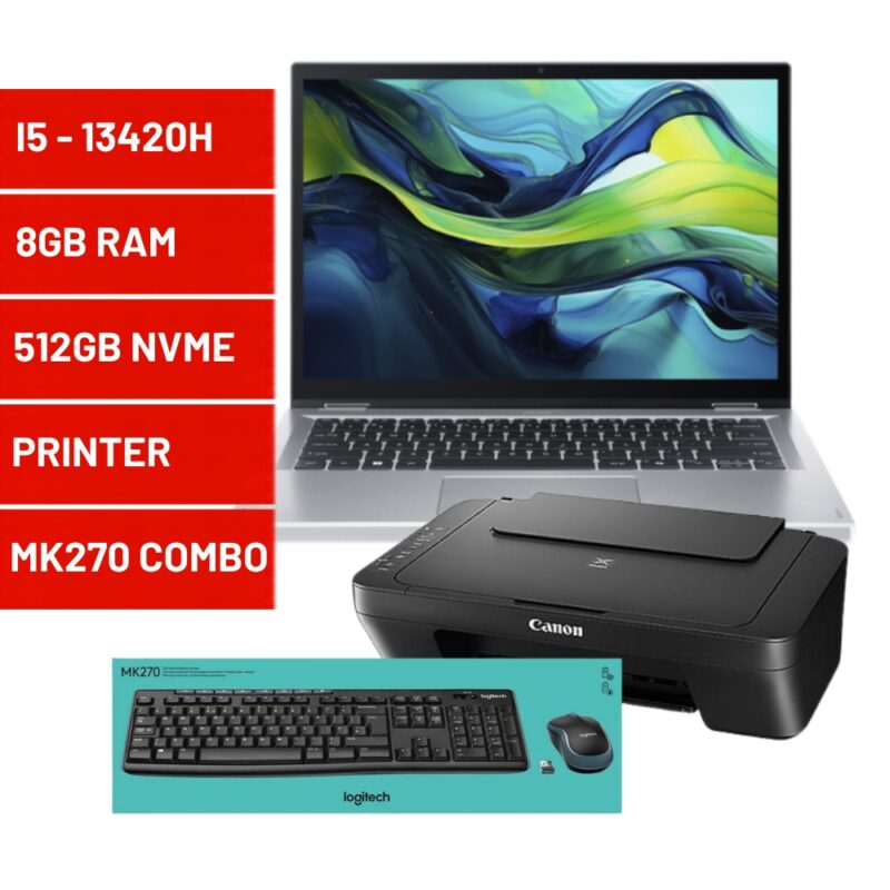 Chaos Work From Home Laptop Bundle Acer Core I5 8GB 512GB SSD Canon ...
