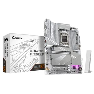 Gigabyte AORUS X870 ELITE WIFI7 ICE AMD AM5 DDR5 ATX Motherboard