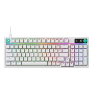 Logitech G316 X 98 8KHz Tactile RGB Wired Mechanical Gaming Keyboard – White