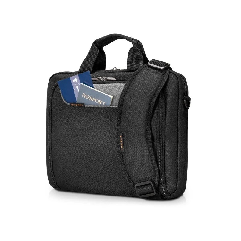 EVERKI ADVANCE BRIEFCASE | Fits up to 14 inch laptops | ECO-friendly | Trolley handle pass-through - Image 4