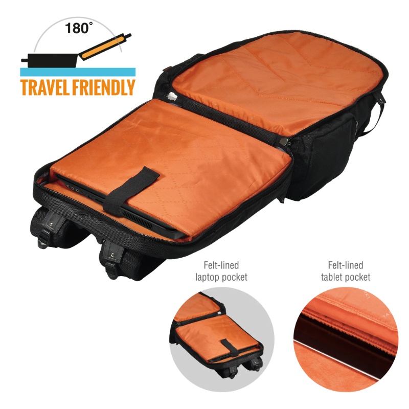 EVERKI BUSINESS BACKPACK | Fits up to 18.4 inch laptops | Rain cover | Heavy-duty zippers and pulls - Image 17