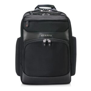 EVERKI ONYX BACKPACK | Fits up to 17.3 inch laptops | Black | Discreet RFID-safe pocket | Travel friendly | Opens 180°