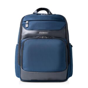 EVERKI ONYX BACKPACK | Fits up to 17.3 inch laptops | Navy | Discreet RFID-safe pocket | Travel friendly | Opens 180°