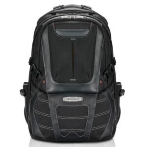 EVERKI CONCEPT BACKPACK | Fits up to 17.3 inch laptops | Travel friendly | Opens 180° | Hard-shell quick-access sunglasses case