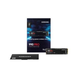 Samsung 990 PRO 1TB PCIe 4.0 NVMe M.2 SSD – 7,450MB/s
