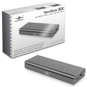 Vantec NexStar SX NST-205C3-SG M.2 NVMe SSD to USB 3.2 Gen 2x1 Type-C Enclosure
