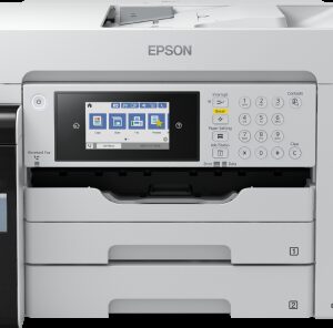 Epson 32ppm Mono 32ppm Colour A3+ Print Scan Copy Fax USB/USBHost Wi-Fi/Wi-FiDirect Ethernet AutoDuplexPrint&Scan ADF PCL incl 1 set of ink
