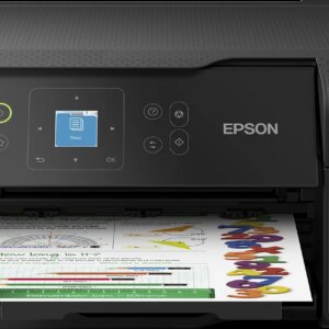 Epson 33ppm Mono 15ppm Colour A4 Print Scan Copy USB Wi-Fi/Wi-Fi Direct ManualDuplexPrint w/3.7cm LCD Screen incl 1 set of ink (2 x Black)