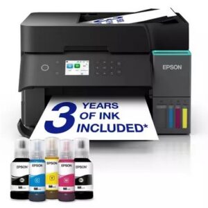 Epson 35ppm Mono 23ppm Colour A4 Print Scan Copy USB Wi-Fi/Wi-FiDirect Ethernet AutoDuplexPrint ADF incl 1 set of ink (2 x Black)