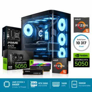 Chaos Ryzen 5 8400F | RTX 5050 8GB | 16GB DDR5 | 500GB NVMe Gaming PC