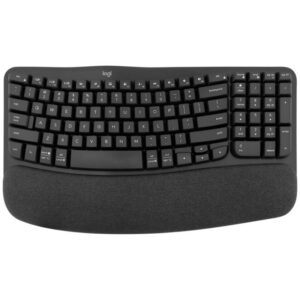Wave Keys Wireless Ergonomic Keyboard - Graphite