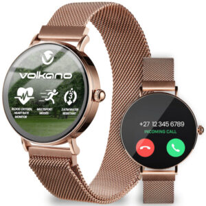 Volkano Valencia Series Ladies Smart Watch - Rose Gold
