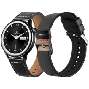 Volkano Forte Series Smart Watch with Leatherette Strap