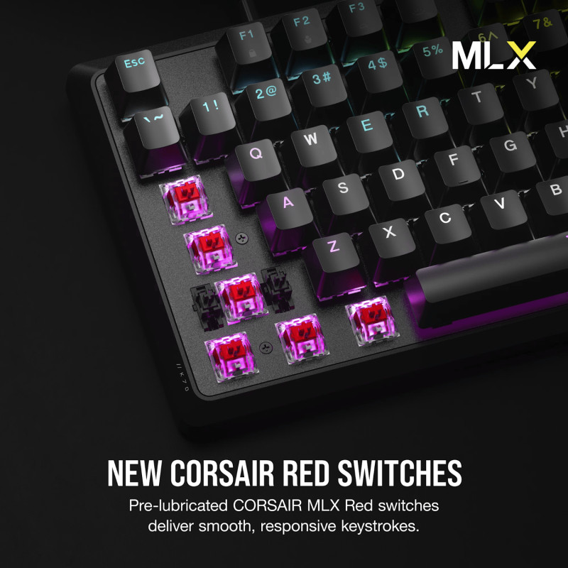 Corsair K70 CORE RGB Mechanical Gaming Keyboard - Black - Image 4