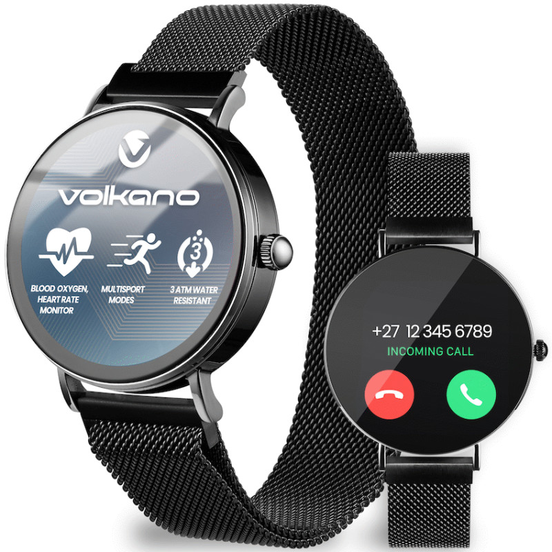 Volkano Valencia Series Ladies Smart Watch - Black - Image 7